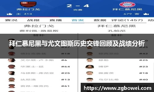 拜仁慕尼黑与尤文图斯历史交锋回顾及战绩分析